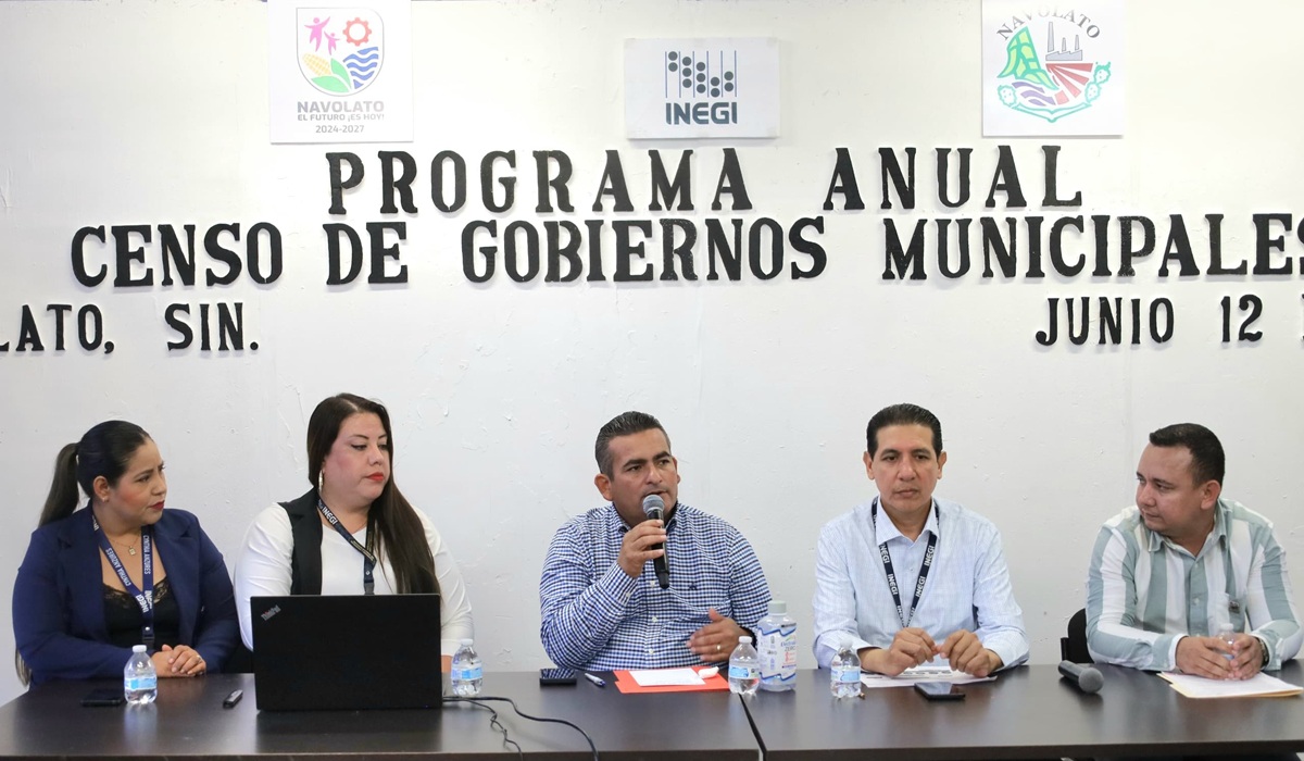 Inegi lleva a Navolato el censo de Gobiernos Municipales