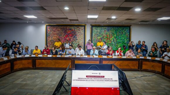 Sinaloa listo para época de lluvias, presentan el Programa Especial por Temporada de Ciclones Tropicales 2025
