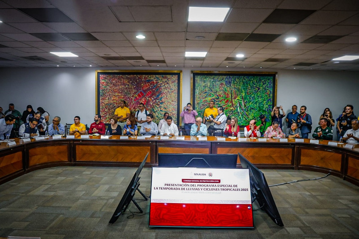 Sinaloa listo para época de lluvias, presentan el Programa Especial por Temporada de Ciclones Tropicales 2025