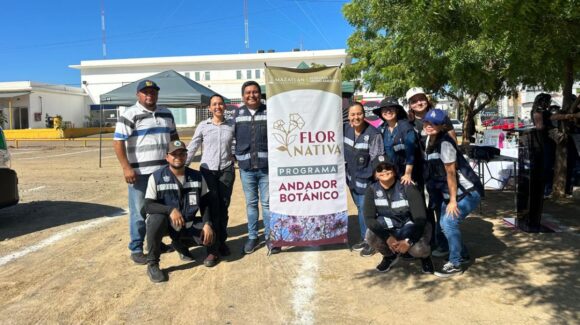 Con el programa ‘Flor Nativa’ se reverdece el Centro de Seguridad Ciudadana de Mazatlán