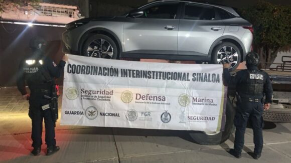 Recuperan auto que había sido robado momentos antes en Culiacán
