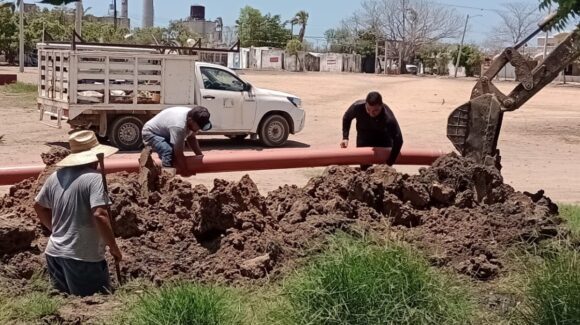 Rehabilita Jumapam red sanitaria en Mármol de Salcido; responden a petición ciudadana