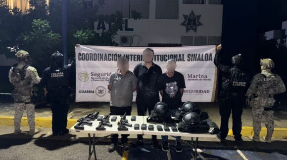 Gritaba pidiendo ayuda; rescatan a una mujer privada de la libertad y detienen a 3 hombres en Culiacán