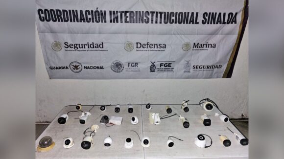 Retiran 30 cámaras de videovigilancia clandestinas en Culiacán y Mazatlán