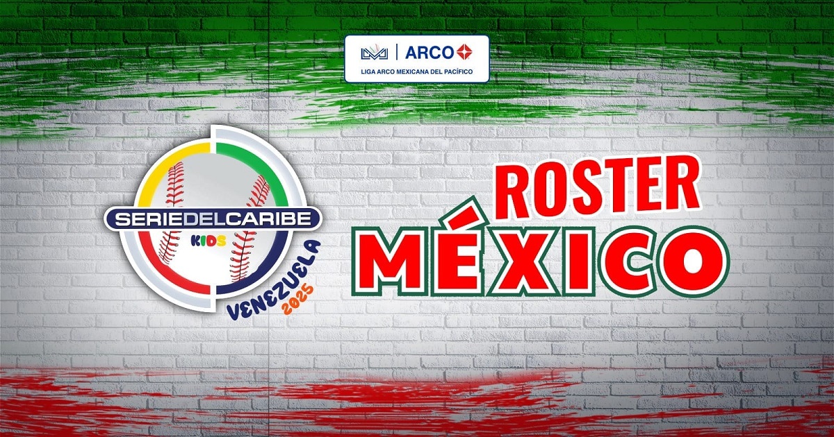 Definen roster de México para la Serie del Caribe Kids 2025 en Venezuela