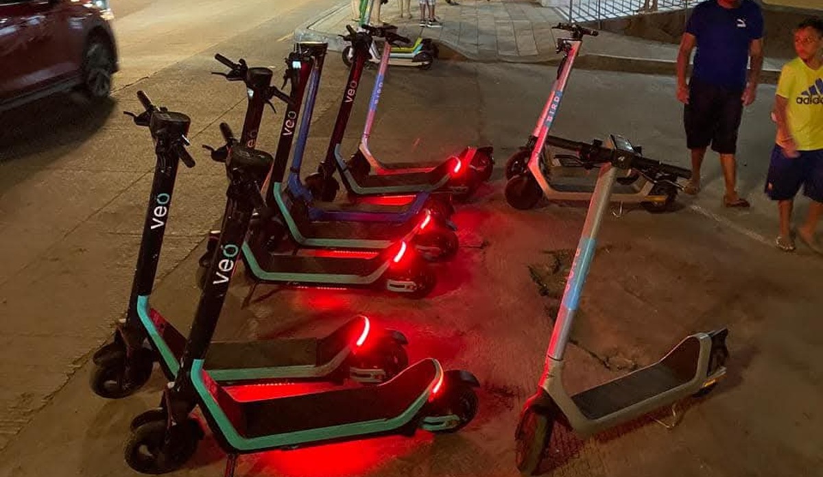 Scooter en Malecón de Mazatlán