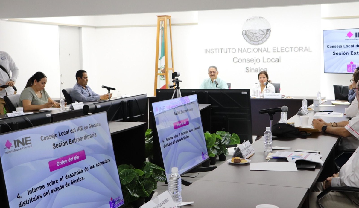 Sesión del Consejo General del INE en Sinaloa