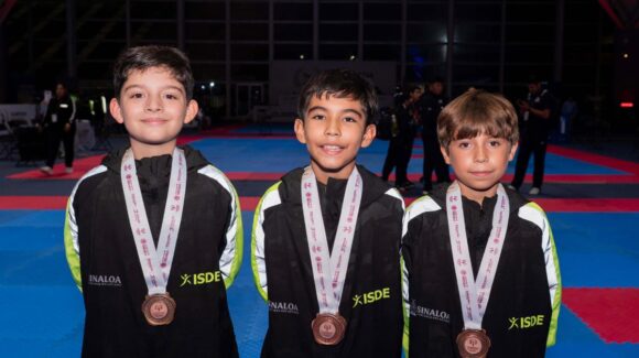 Sinaloa logra dos bronces en inicio del taekwondo de Olimpiada Nacional 2025