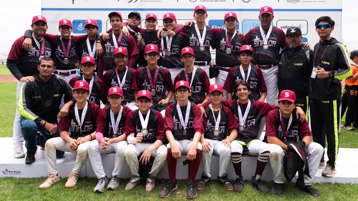 Sinaloa logra dos platas en beisbol de Olimpiada Nacional 2025
