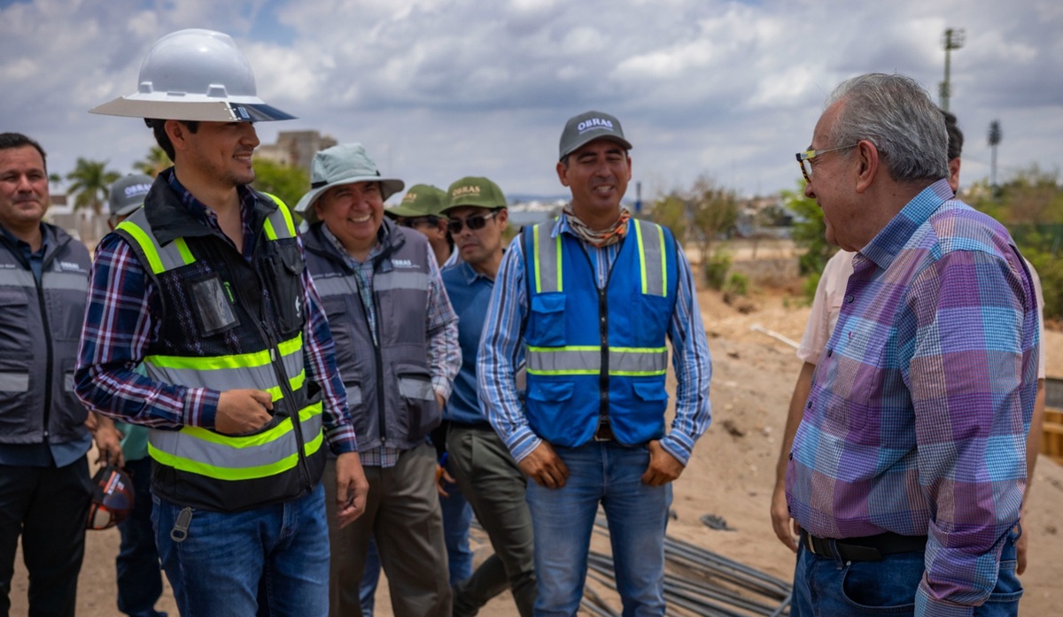 Rocha Moya supervisa avances del Malecón margen Izquierdo en Culiacán