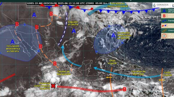 El Sistema de Alerta Temprana para Ciclones Tropicales se encuentra en amarillo por Dalila