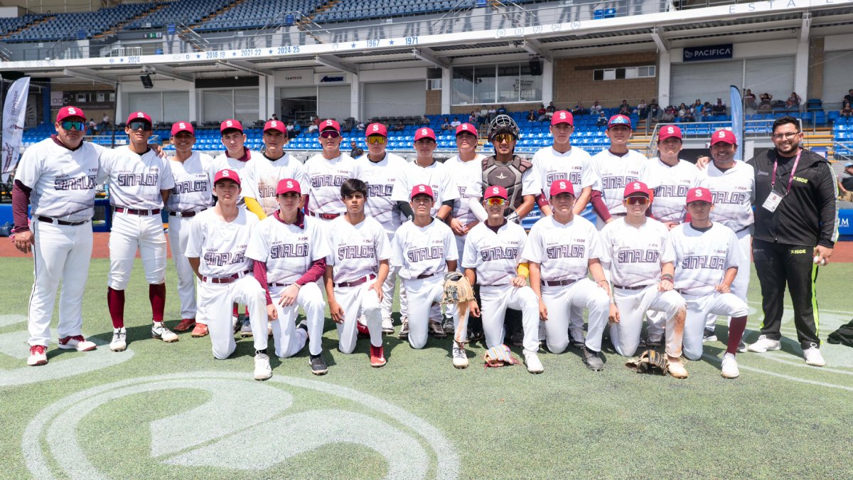Triunfa Sinaloa en el inicio del beisbol de la Olimpiada Nacional 2025