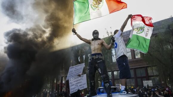 ‘Tiene toda la pinta de provocación’, insiste Sheinbaum sobre presunta violencia de manifestantes mexicanos en LA