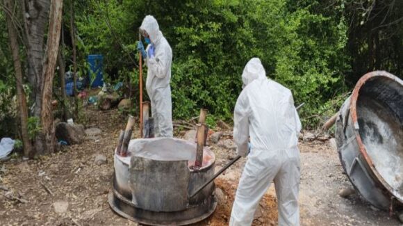 Desmantelan un laboratorio de drogas sintéticas en Cosalá