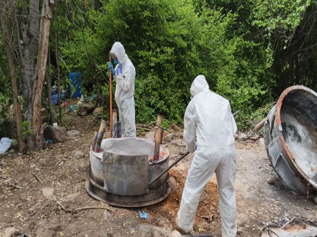 Desmantelan un laboratorio de drogas sintéticas en Cosalá