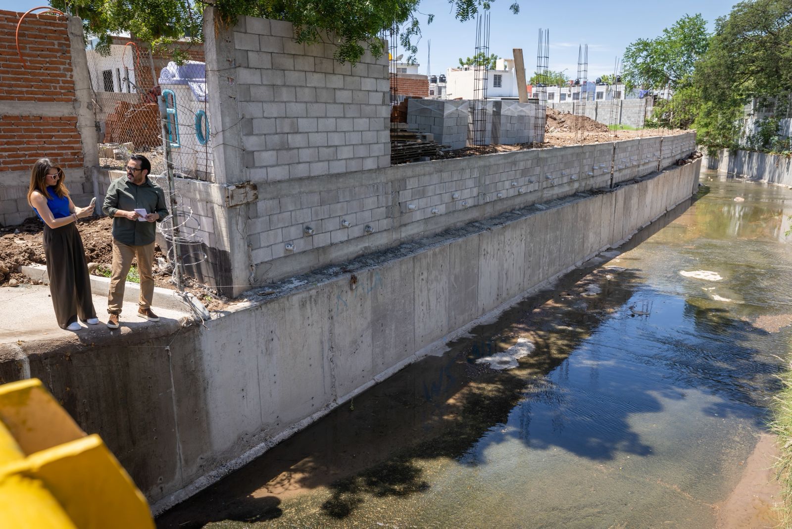 Alcalde de Culiacán supervisa obras, arroyos y canales