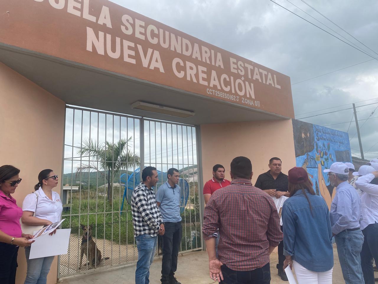 Anuncian Centro de Estudios de Bachillerato turno vespertino en Santa Teresa en Mazatlán