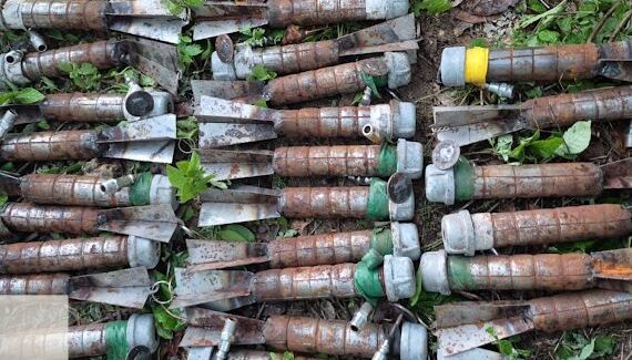 Aseguran más de 150 explosivos improvisados en San Ignacio
