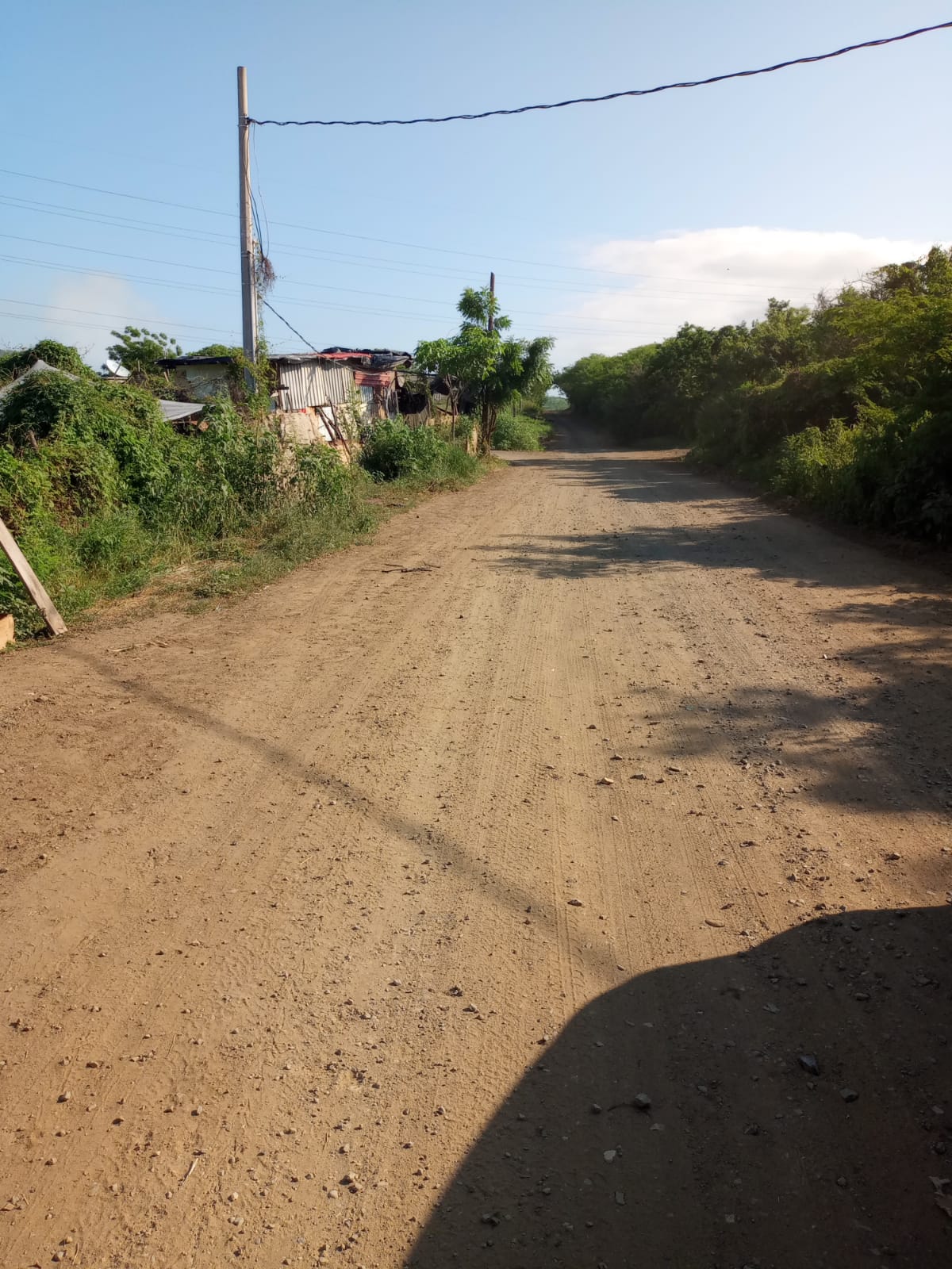 Caminos raspados tras las lluvias en Mazatlán