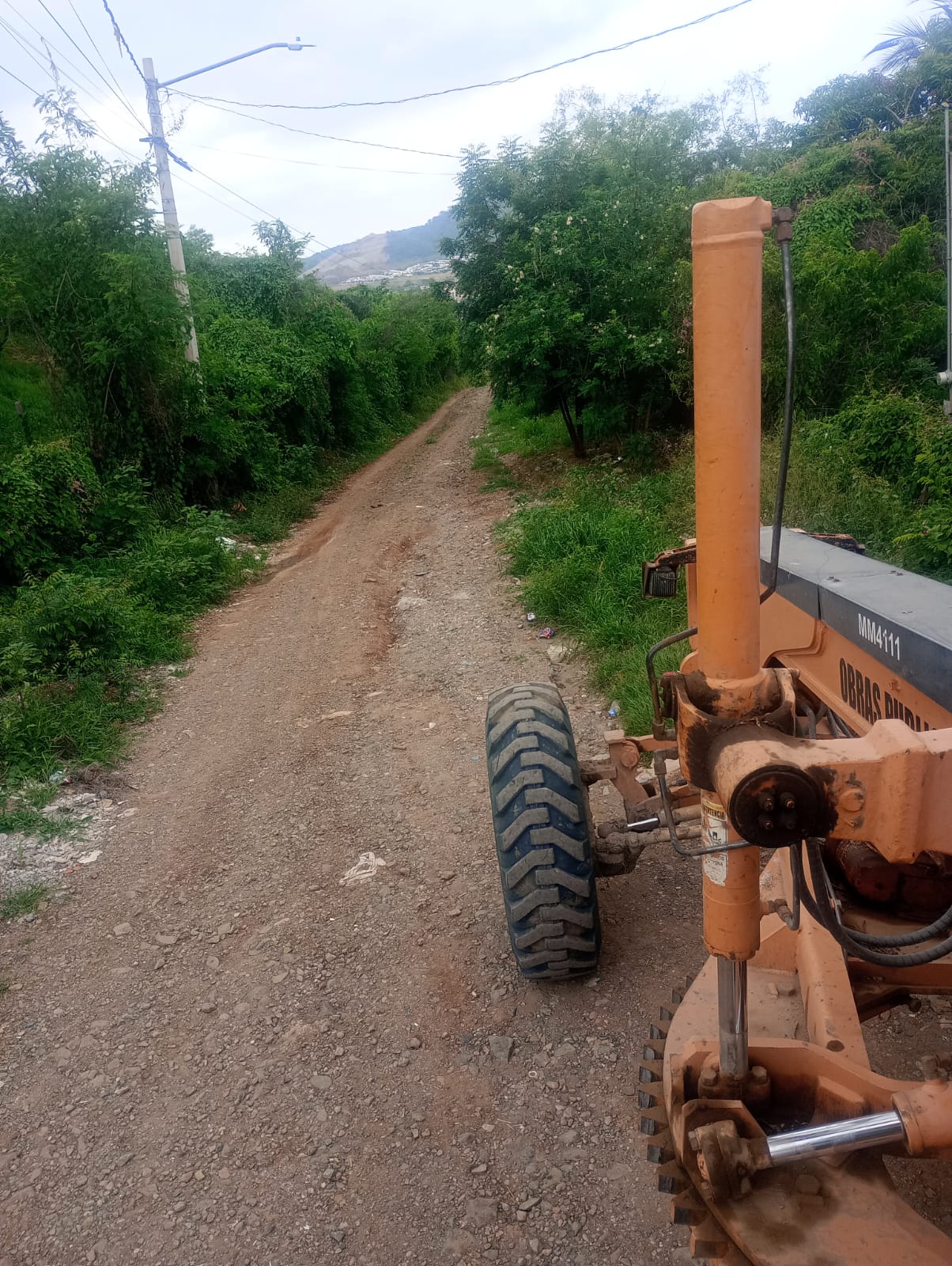 Caminos raspados tras las lluvias en Mazatlán
