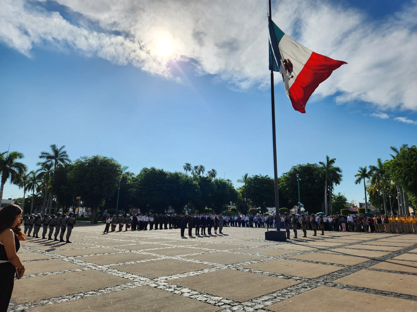 Con homenaje conmemoran el 153 aniversario luctuoso en memoria de Benito Juárez