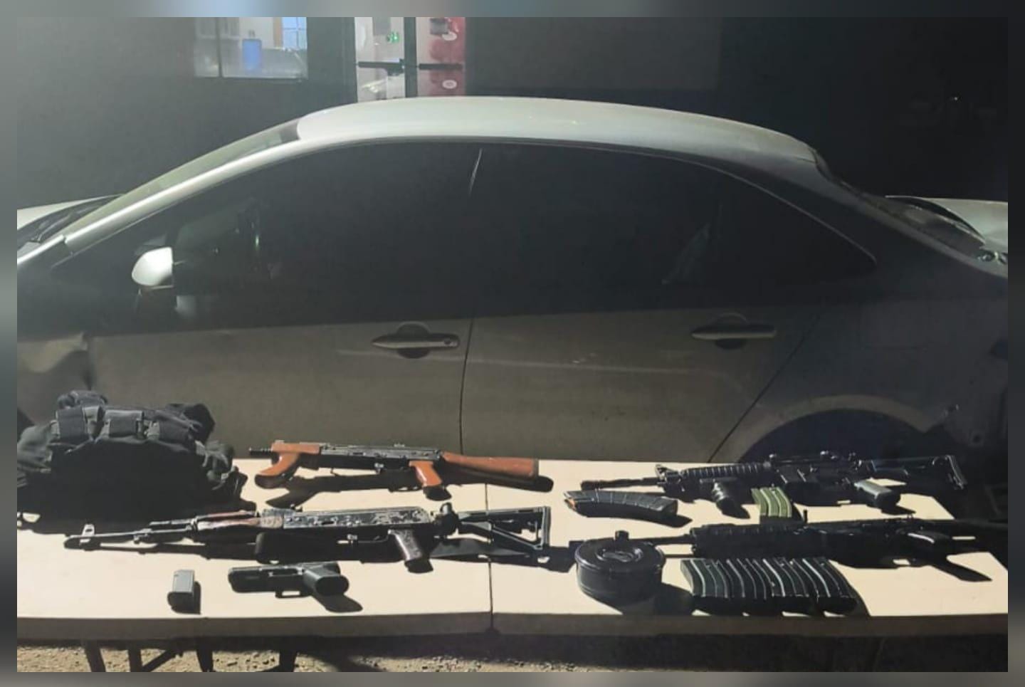 Confirma SSPE 4 detenidos tras balacera en Bellavista; traían este arsenal