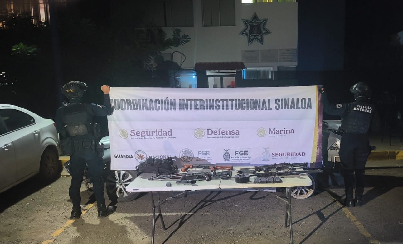 Confirma SSPE 4 detenidos tras balacera en Bellavista; traían este arsenal