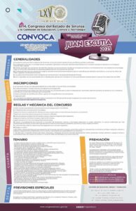 Convocatoria de concurso de oratoria del Congreso