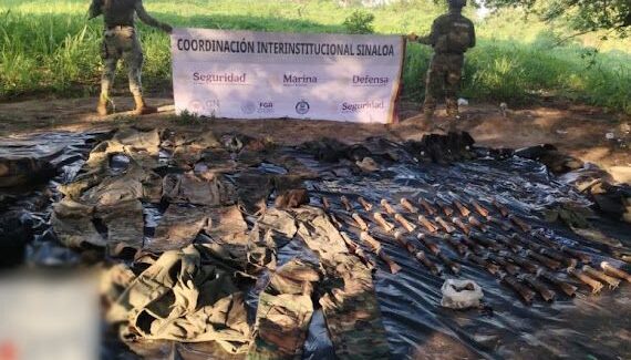 Desmantelan tres campamentos y aseguran arsenal en San Ignacio