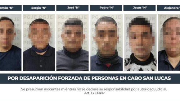 Seis policías fueron detenidos en Baja California por la desaparición de jóvenes en Los Cabos, confirma la PGJEBC