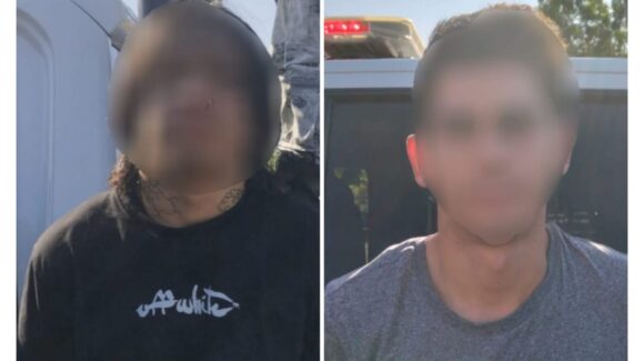 Tras operativo en la colonia Guadalupe detienen a dos sujetos en vehículo robado, con armas y equipo táctico