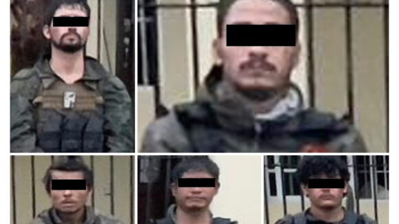 Ejército Mexicano detiene a cinco hombres en Concordia y asegura arsenal durante operativo