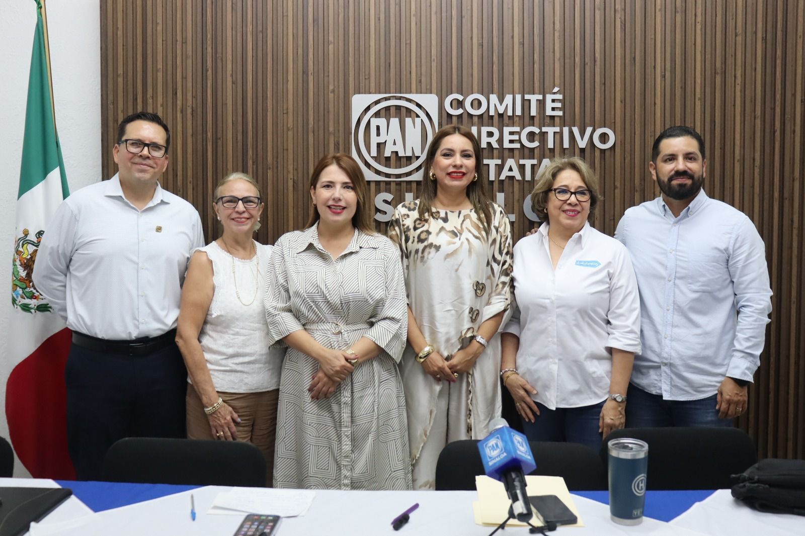 Diputada del PAN, Roxana Rubio tras conferencia en Culiacán