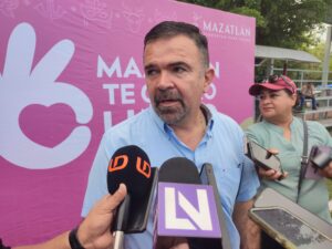 El coordinador municipal de Protección Civil en Mazatlán, Óscar Osuna Tirado