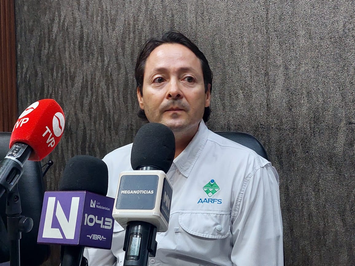 El secretario de la Asociación de Agricultores del Río Fuerte Sur, Ernesto Suárez Andujo