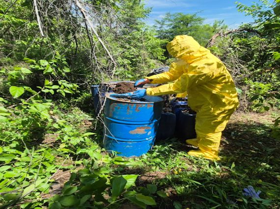En distintos operativos en Culiacán inhabilitan laboratorios y áreas de concentración