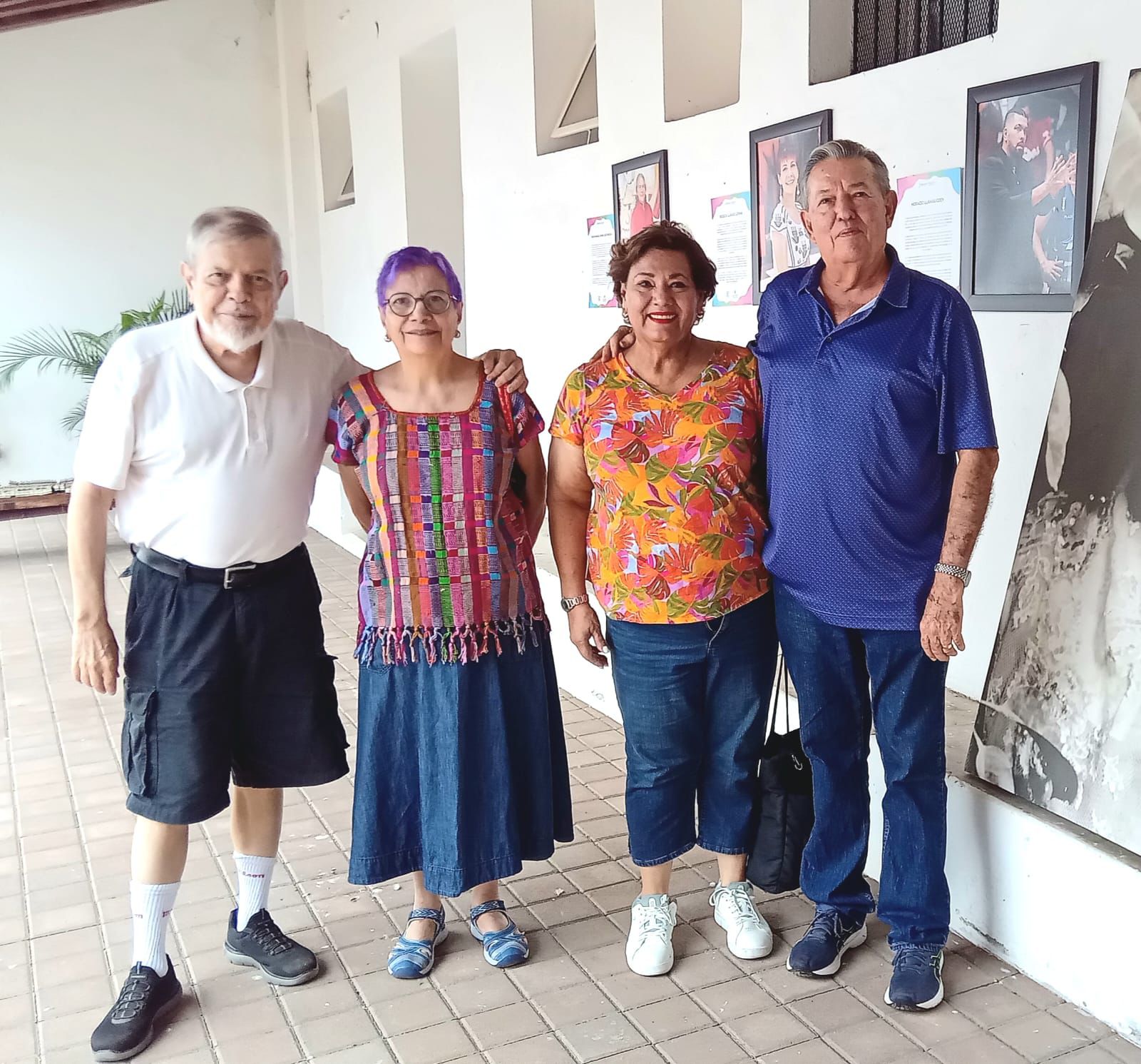 Enrique Hubbard Urrea visitó recientemente el Museo de Historia Regional de Rosario