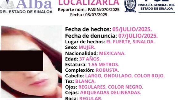 Capturan al presunto feminicida de Estrella Lizbeth, localizada calcinada en El Fuerte