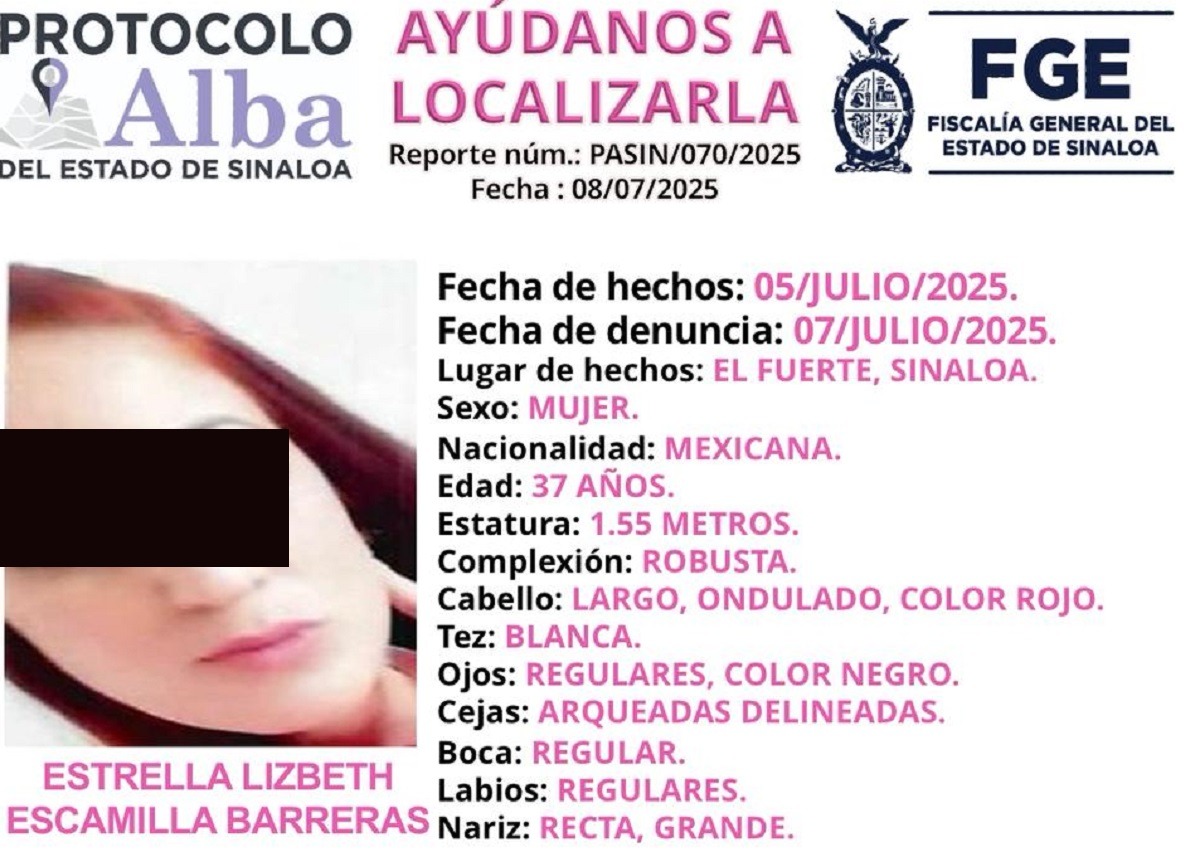 Estrella Lizbeth, asesinada en El Fuerte