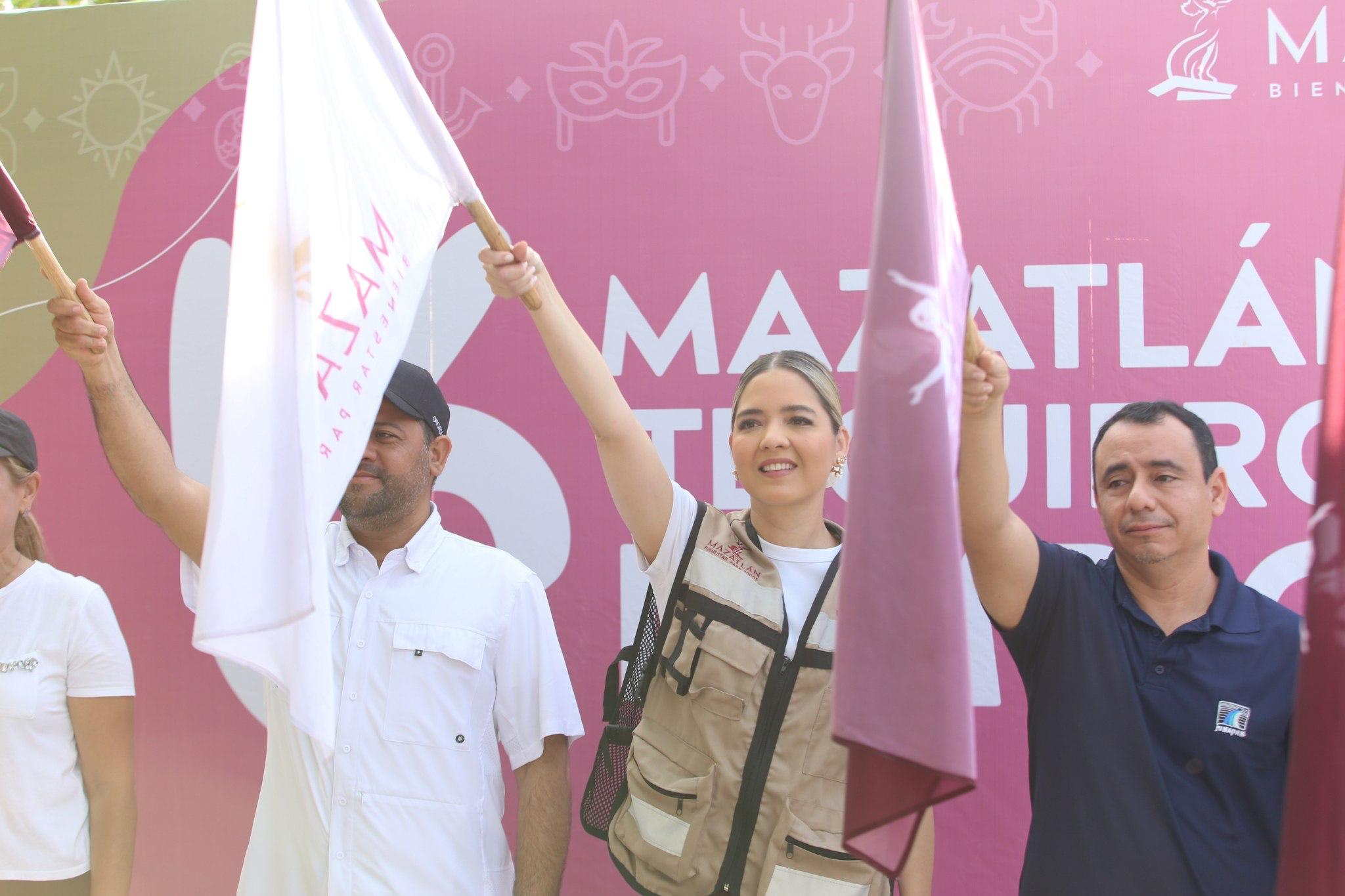 Estrella Palacios arranca el programa sabatino Mazatlán te quiero limpio