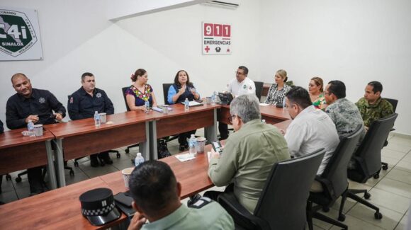Evalúan resultados del Operativo de Verano en Mazatlán en Mesa de Seguridad y Construcción de La Paz