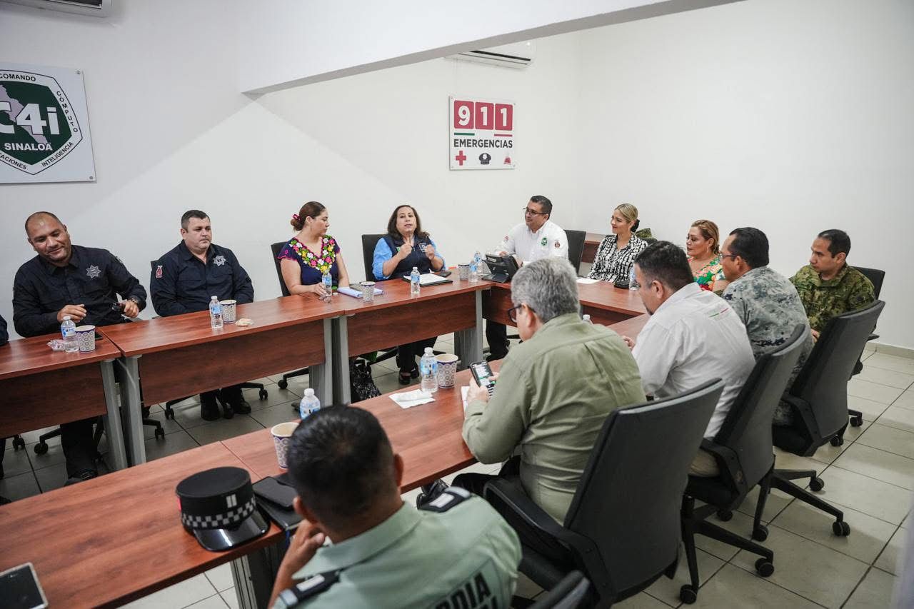 Evalúan resultados del Operativo de Verano en Mazatlán en Mesa de Seguridad y Construcción de La Paz