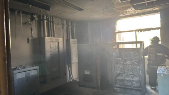 Fue por falla en subestación eléctrica, el incendio en el nuevo Hospital General de Culiacán: Protección Civil