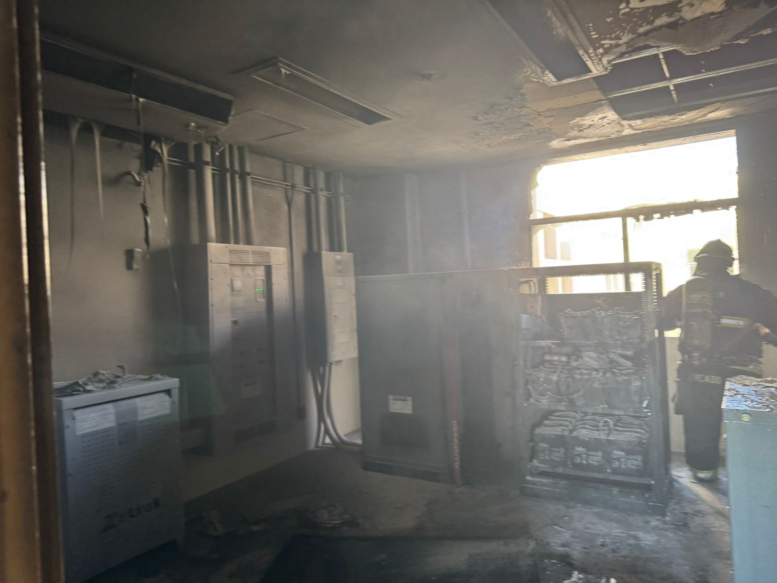Incendio en el Hospital General Culiacán