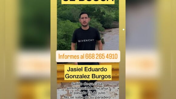 Jasiel Eduardo es buscado por sus familiares, desapareció el Los Mochis