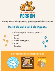 Lanzan la campaña un cumpleaños perrón en Los Mochis para apoyar a animales en situación de calle