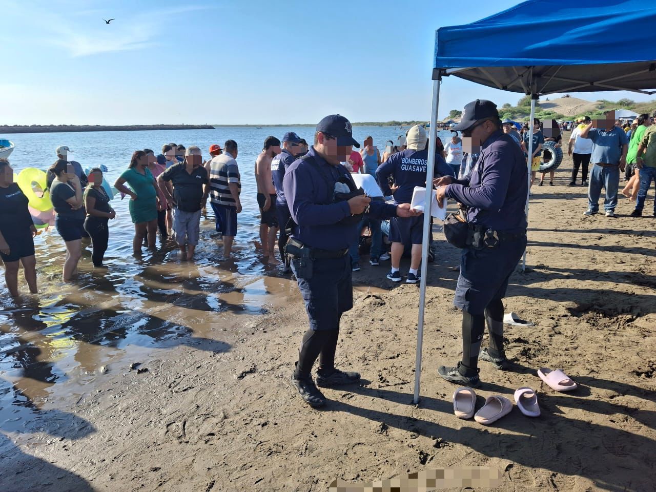 Muere hombre en el IMSS Bienestar de Guasave, había sido golpeado por una embarcación en playa Las Glorias
