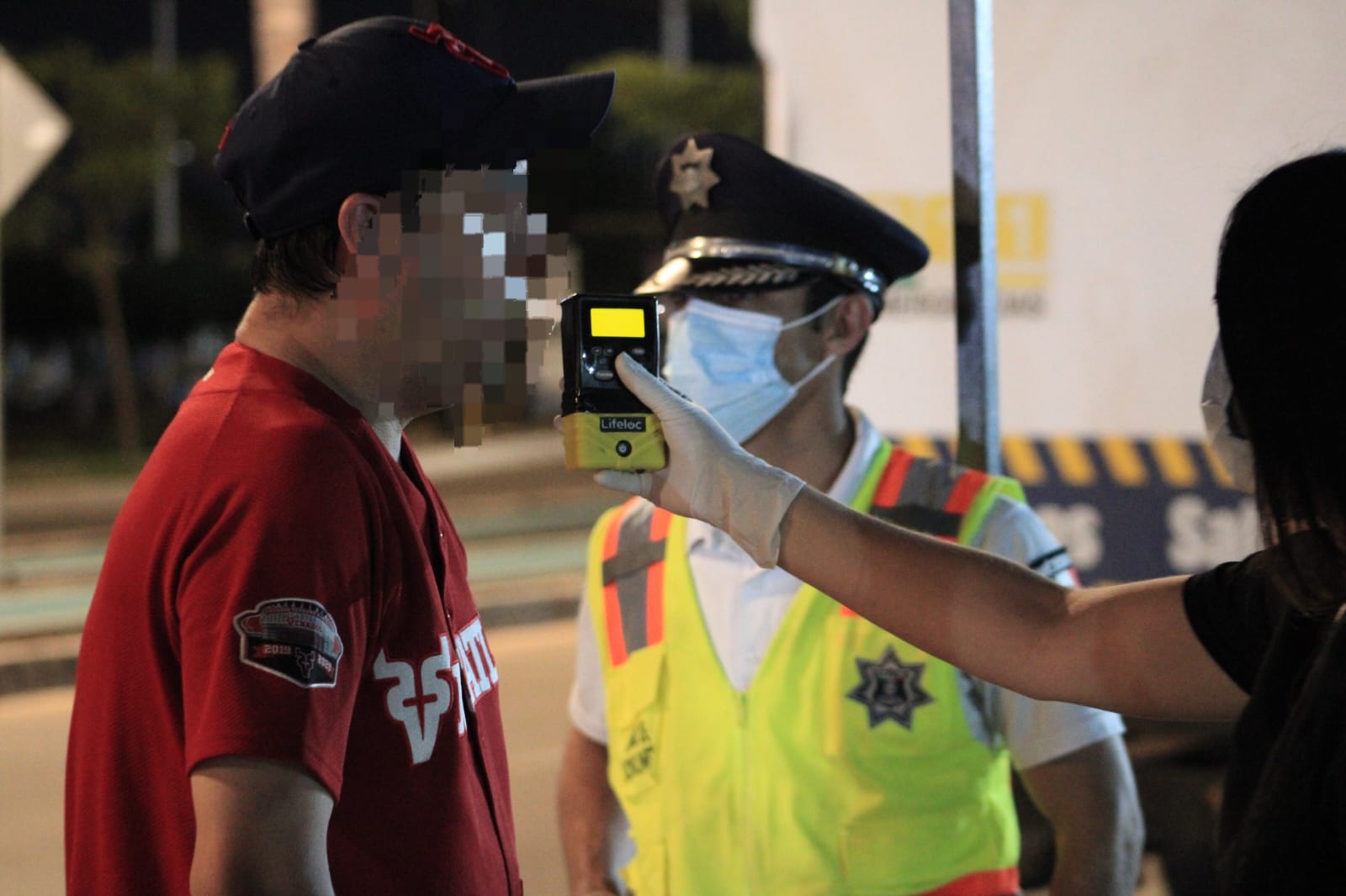 Operativo Alcoholímetro en Mazatlán