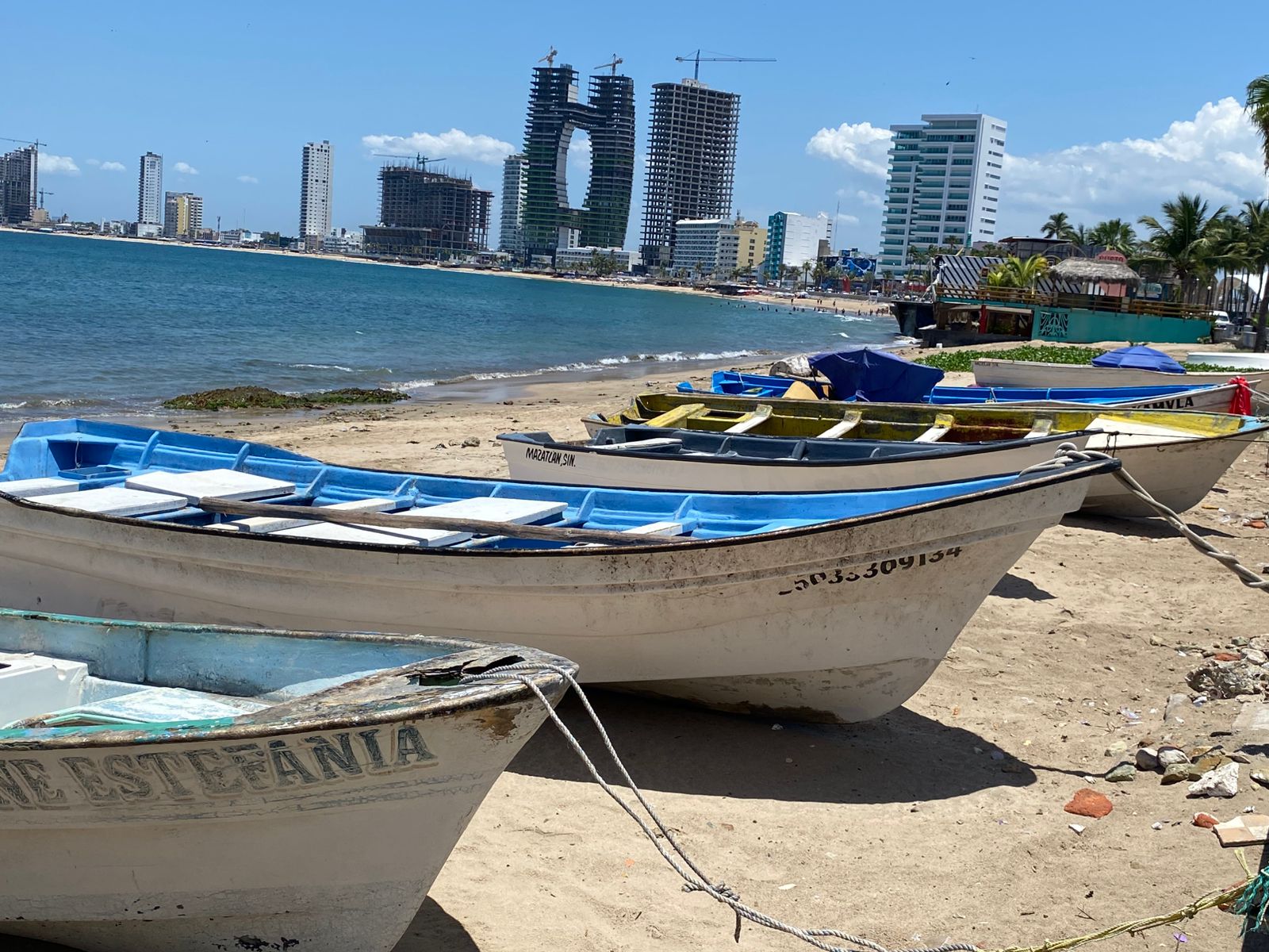 Pescadores de playa norte