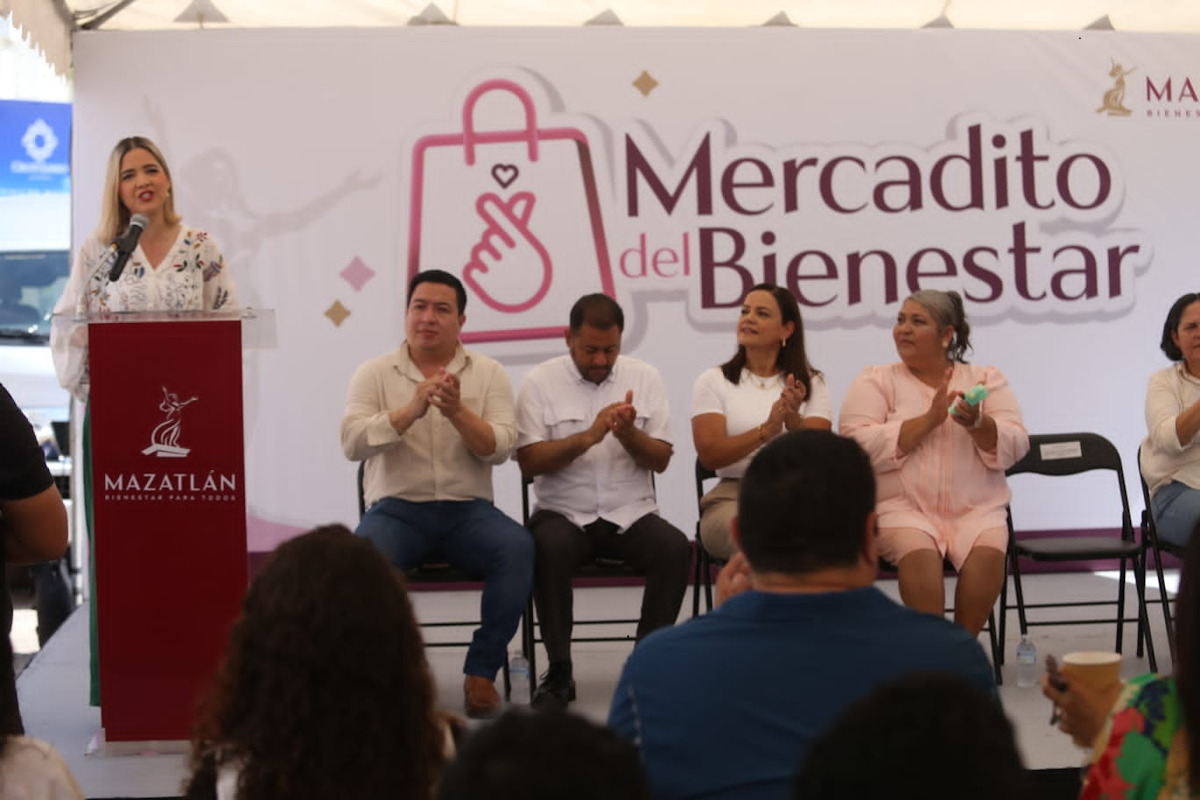 Realizan en Mazatlán el Mercadito del Bienestar